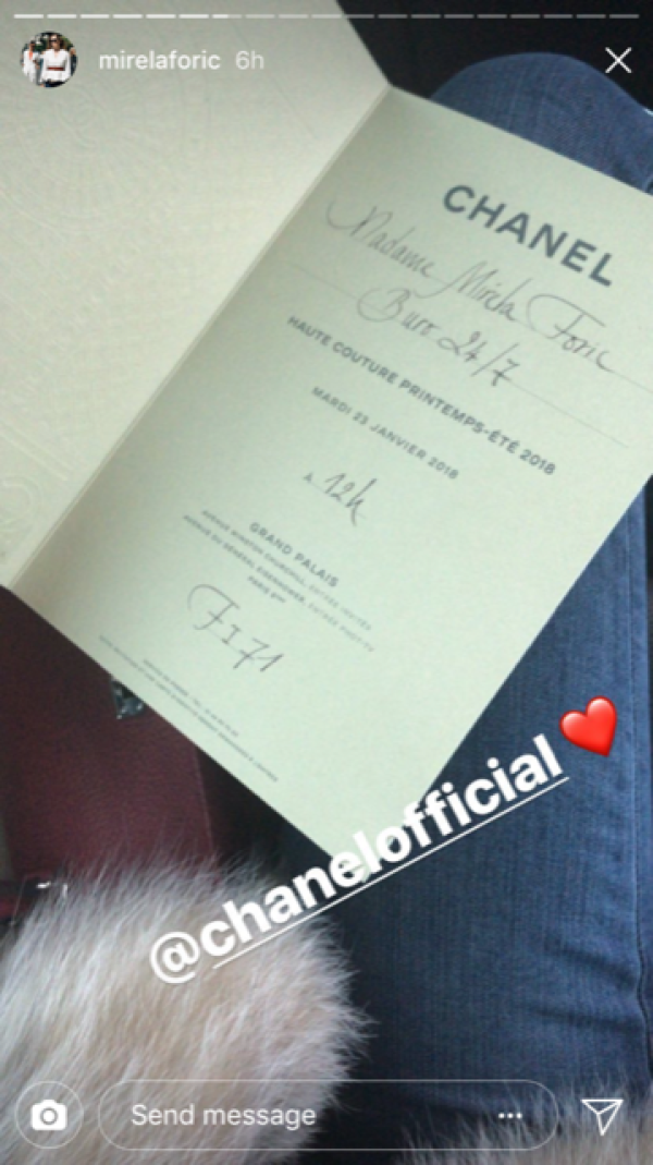 Mirela Forić Srna na pariškom Fashion Weeku