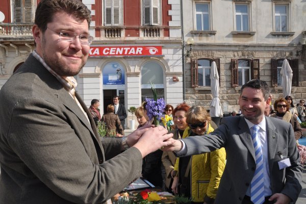 Peđa Grbin i Boris Miletić
