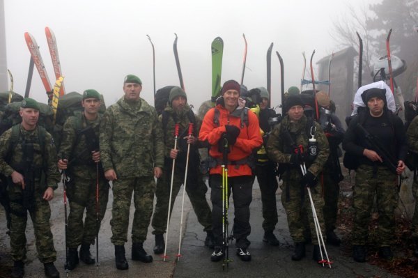 Ivica Kostelić s pripadnicima ZSS i SOD krenuo na osmodnevno hodanje po Velebitu