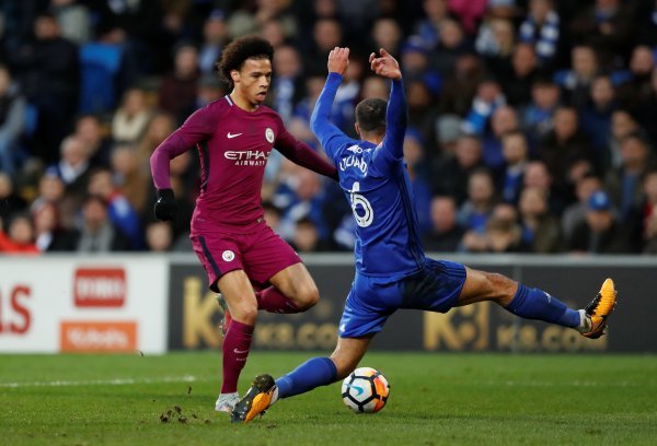 Leroy Sane, Cardiff City - Manchester City (1)