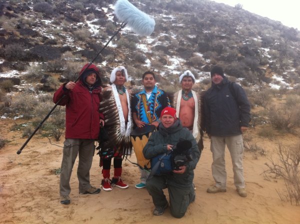 Ekipa s indijancima, Novi Meksiko, SAD