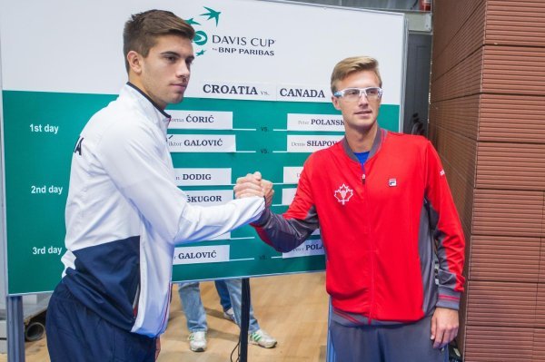 Borna Ćorić i Peter Polansky