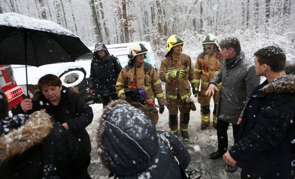 Snijeg je uzrokovao prometnu nesreću nedaleko Karlovca