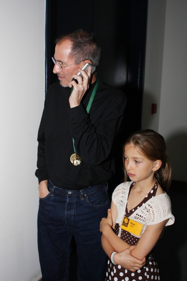 Steve Jobs s Evom dok je bila djevojčica