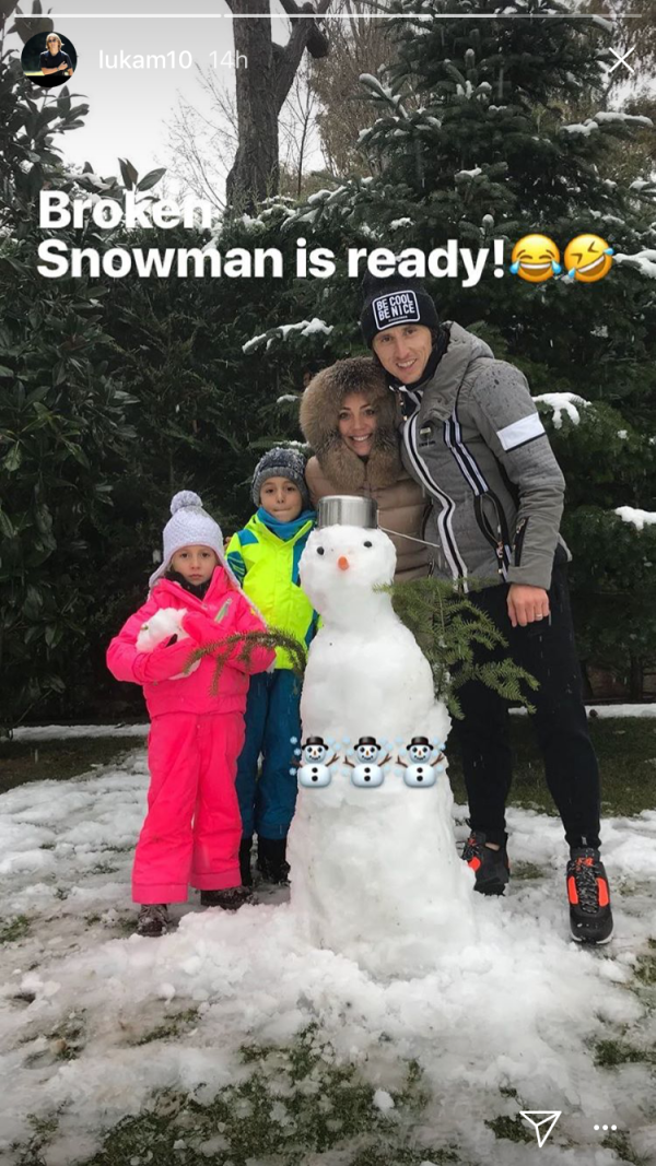 Obitelj Modrić: Vanja, Luka, Ema i Ivano