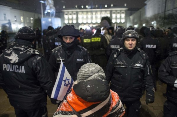 Prosvjed poljske desnice