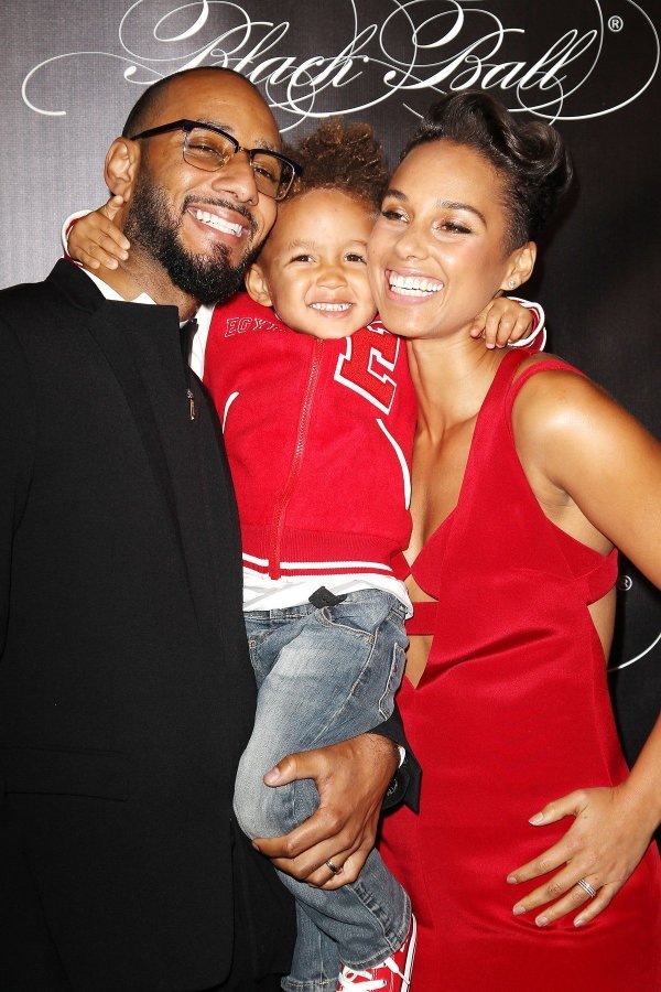 Swizz Beatz i Alicia Keys sa sinom Egypt