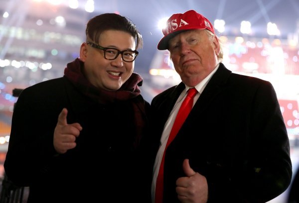 Kin Jong Un, Donald Trump