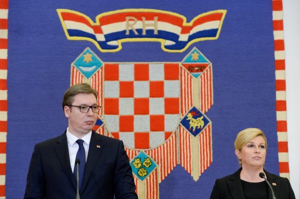 Aleksandar Vučić i Kolinda Grabar Kitarović