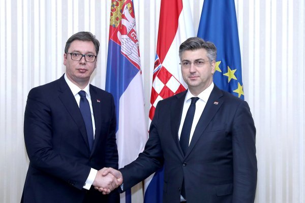 Andrej Plenković i Aleksandar Vučić