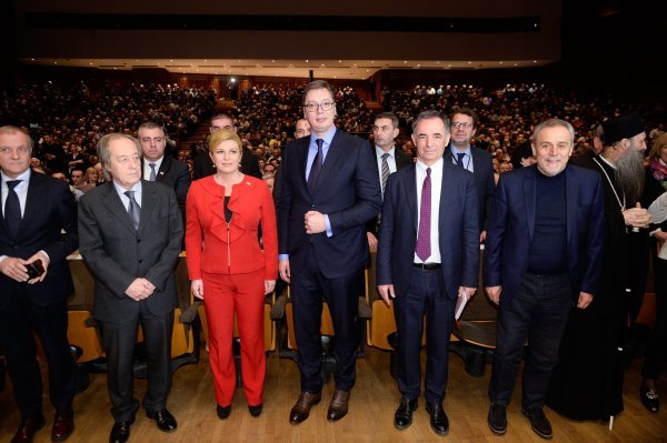 Furio Radin, Kolinda Grabar Kitarović, Aleksandar Vučić, Milorad Pupovac i Milan Bandić