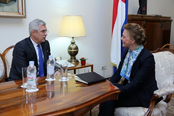 Šefica hrvatske diplomacije Marija Burić Pejčinović primila slovačkog kole gu Ivana Korčoka