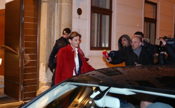 Martina Dalić nakon sastanka u Vladi