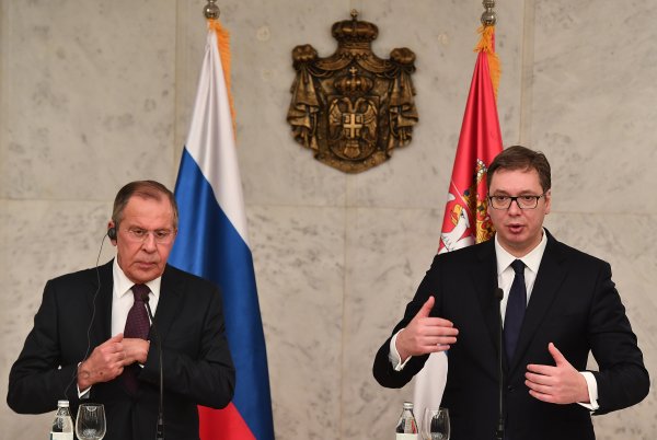 Sergej Lavrov i Aleksandar Vučić