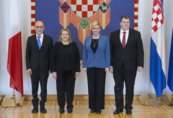 Edgar Preca, Marie Louise Coleiro Preca, Kolinda Grabar Kitarović i Jakov Kitarović