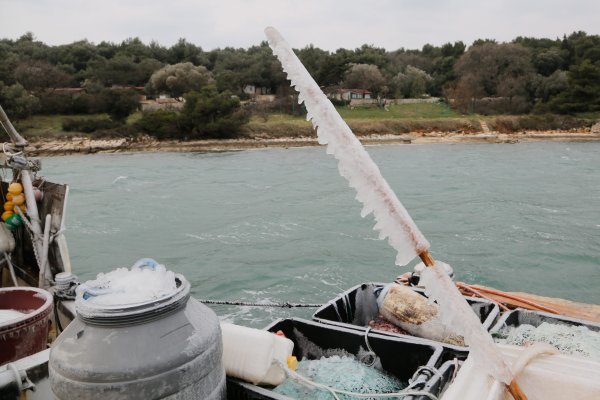Val hladnoće stigao u Istru