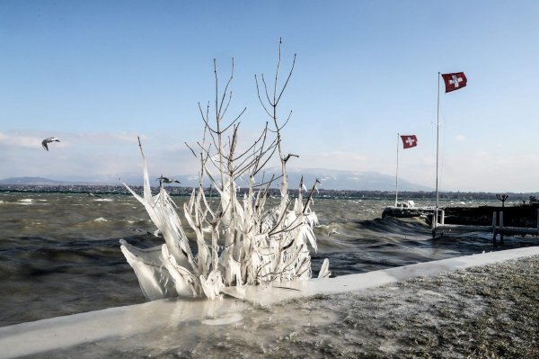 Hladnoća na Ženevskom jezeru