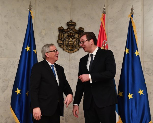 Jean Claude Juncker i Aleksandar Vučić