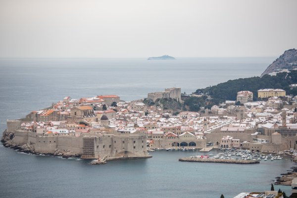 Snijeg u Dubrovniku