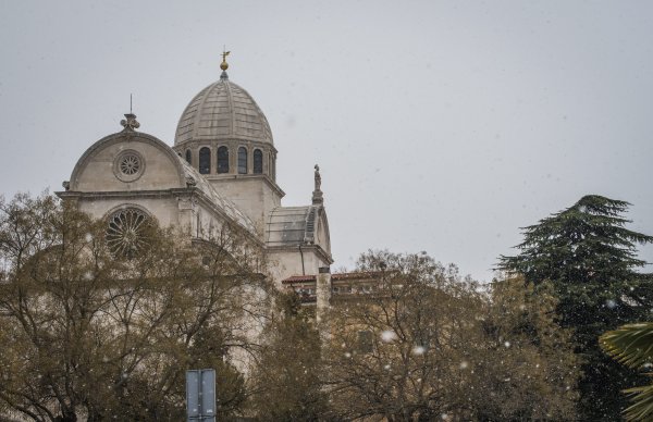 Snijeg u Šibeniku