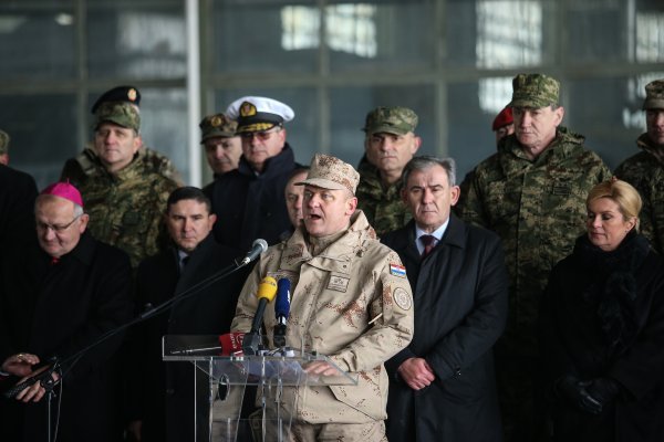 Ispraćaj 8. hrvatskog kontingenta u mirovnu misiju Resolute Support u Afganistanu