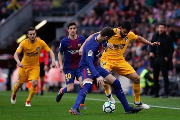 Barcelona (Gerard Pique) - Atletico Madrid (Diego Costa)