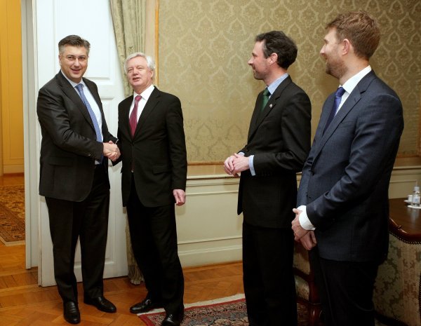 Susret Plenkovića i Davisa