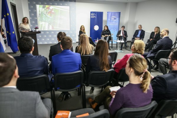 Hrvatski europarlamentarci na tribini