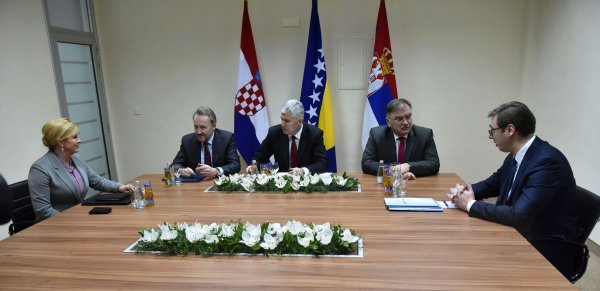 Kolinda Grabar Kitarović, Bakir Izetbegović, Dragan Čović, Mladen Ivanić i Aleksandar Vučić