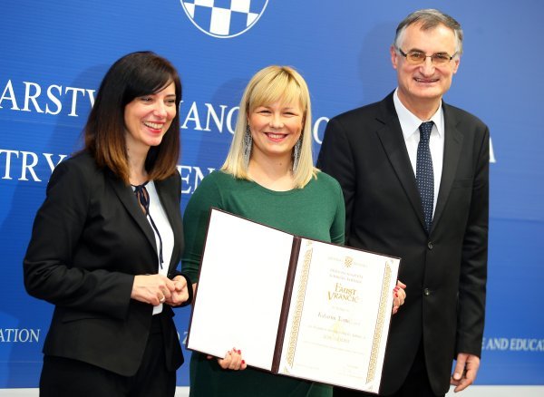 Ministrica Divjak na dodjeli nagrada Faust Vrančić