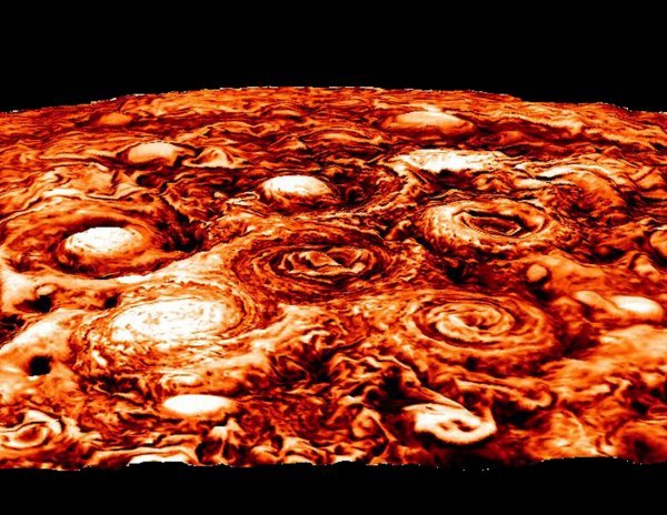 Oluja na južnom polu Jupitera