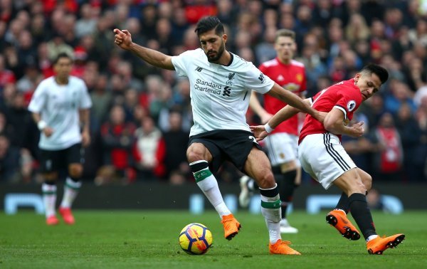 Manchester United (Alexis Sanchez) - Liverpool (Emre Can)