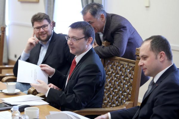 Peđa Grbin, Arsen Bauk, Milorad Pupovac, Siniša Hajdaš Dončić