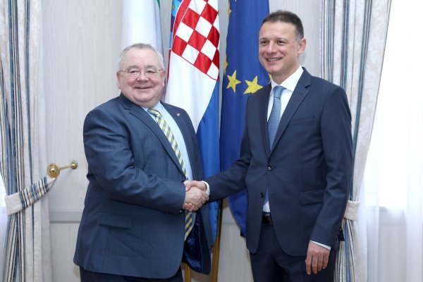 Predsjednik irskog parlamenta Sean O Fearghail u posjetu hrvatskom kolegi Gordanu Jandrokoviću