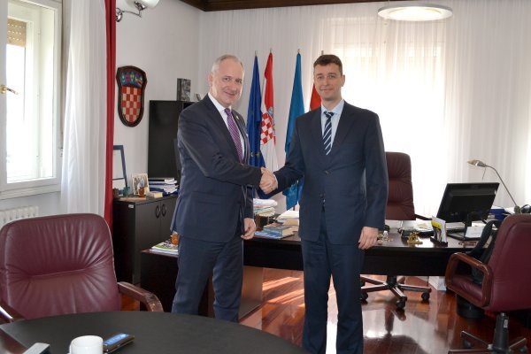 Andro Krstulović Opara i Balazs Bekeffy, predsjednik Uprave OTP banka Hrvatska