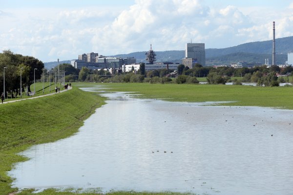 Savski nasip izgrađen je kao zaštita od poplave