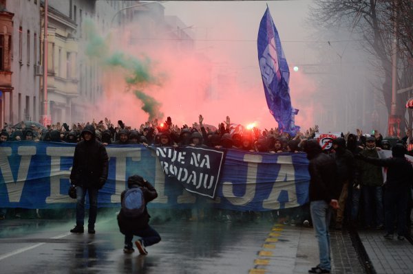 Prosvjedni marš Bad Blue Boysa