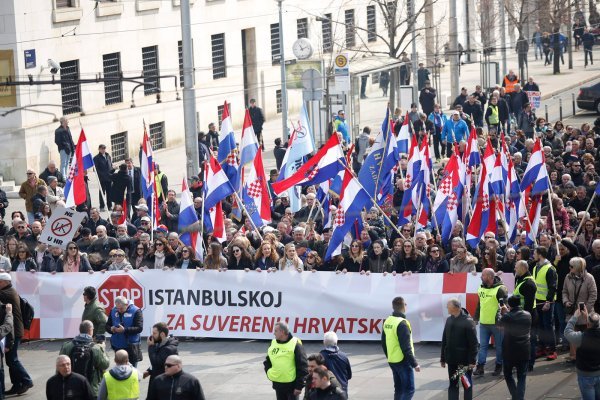 Prosvjed protiv ratificiranja Istanbulske konvencije