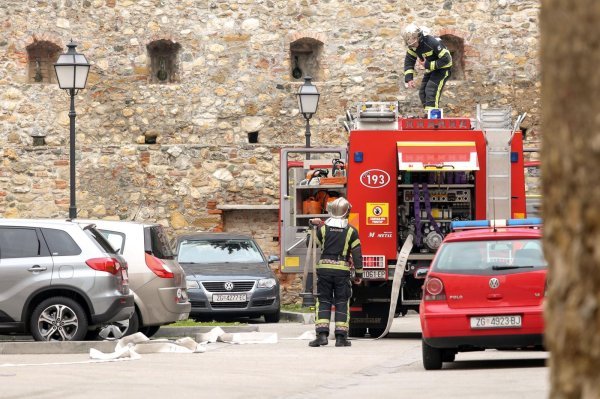 Požar u prostorima Nadbiskupskog bogoslovnog sjemeništa na Kaptolu