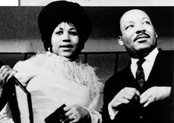 Aretha Franklin i Martin Luther King