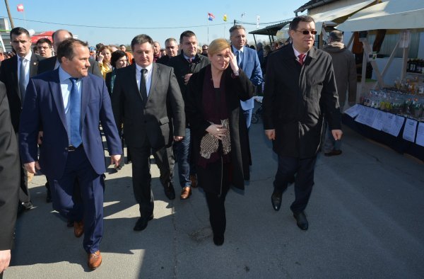 Predsjednica Kolinda Grabar Kitarović na sajmu u Gudovcu