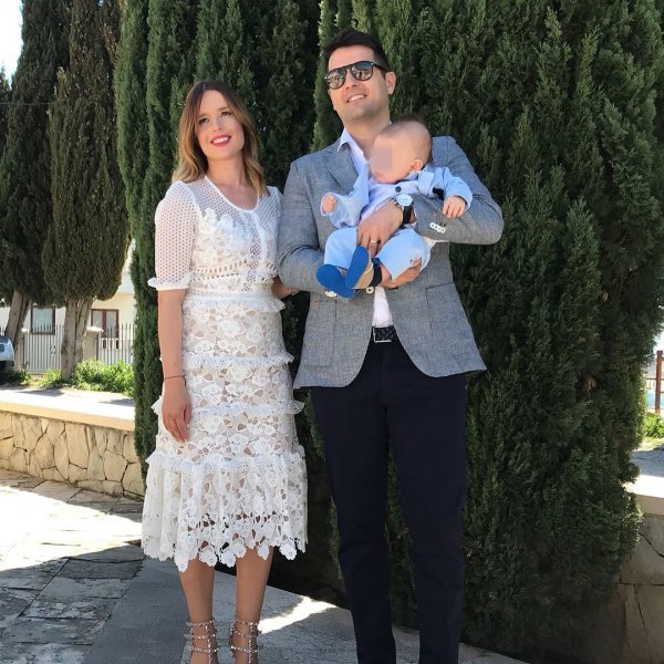 Ana Zaninović i Duje Đapić sa sinom Tomom