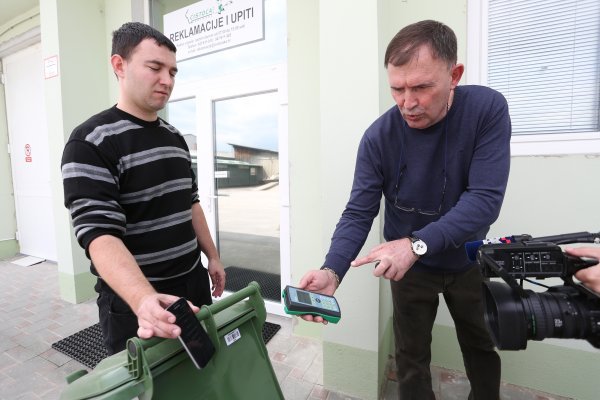 Skeniranje kanti u Karlovcu