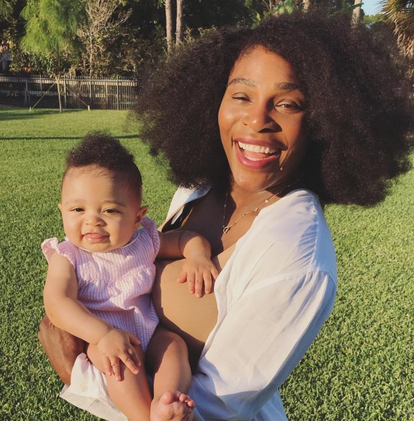 Serena s kćerkicom Alexis Olympijom
