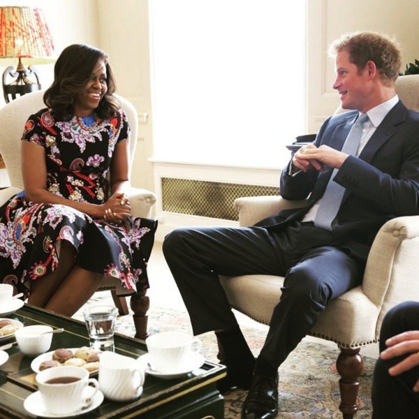 Princ Harry i Michelle Obama