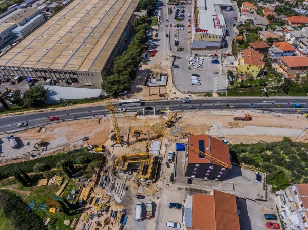 Radovi na ulazu u Split
