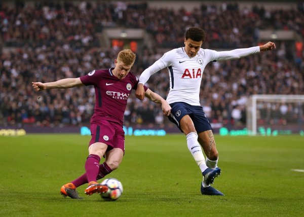 Tottenham (Dele Alli) - Manchester City (Kevin De Bruyne)