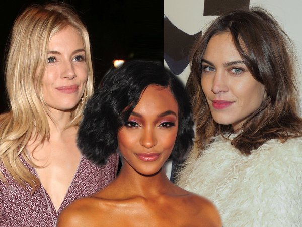 Sienna Miller, Jourdan Dunn i Alexa Chung