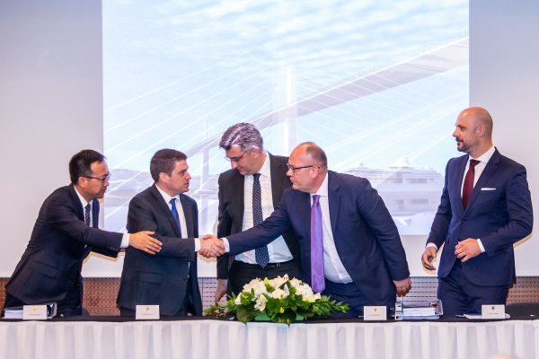 Potpisivanje ugovora o izgradnji Pelješkog mosta