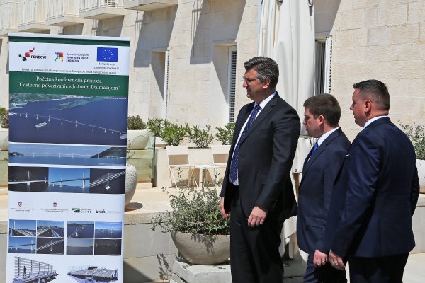 Izjava premijera Andreja Plenkovića nakon potpisivanja ugovora za most Pelješac